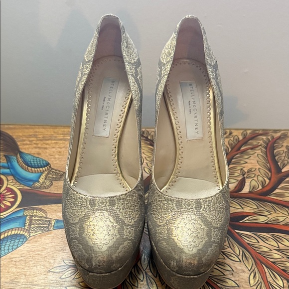 Stella McCartney Women's Metallic Heels - Picture 1 of 13